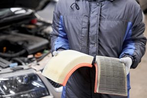 New,And,Old,Dirty,Automotive,Engine,Air,Filter,In,The - Meineke California Meineke Car Care | Fuel Filter | Fairfield CA